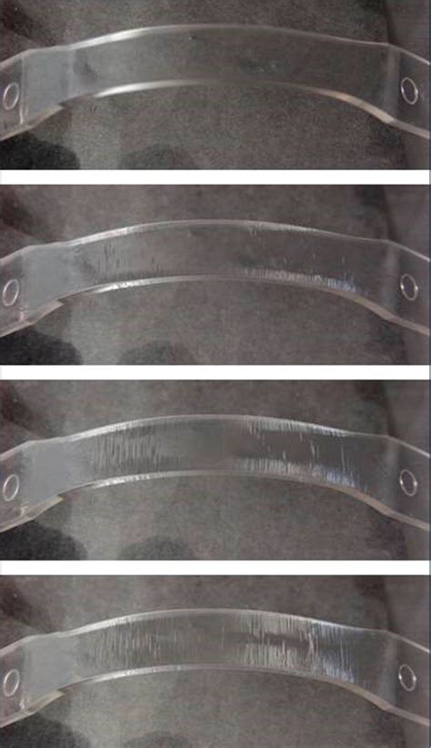 thermoplastic cracks or cracking test polycarbonate impact|cracked plastic surface.